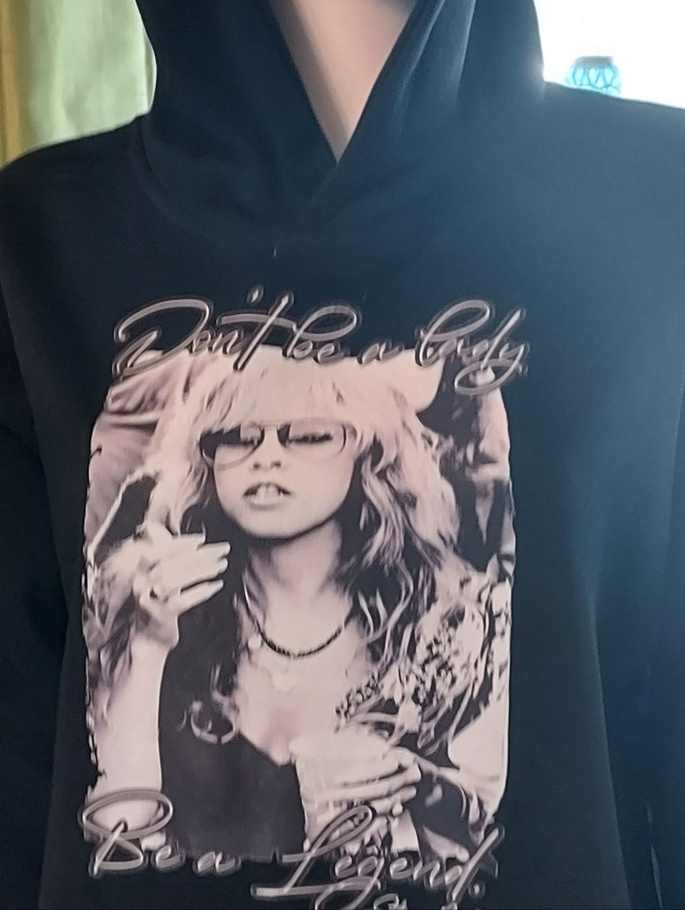 Stevie Nicks: " Don't Be A Lady, Be A Legend" Concert Hoodie. M/L NWOT.
